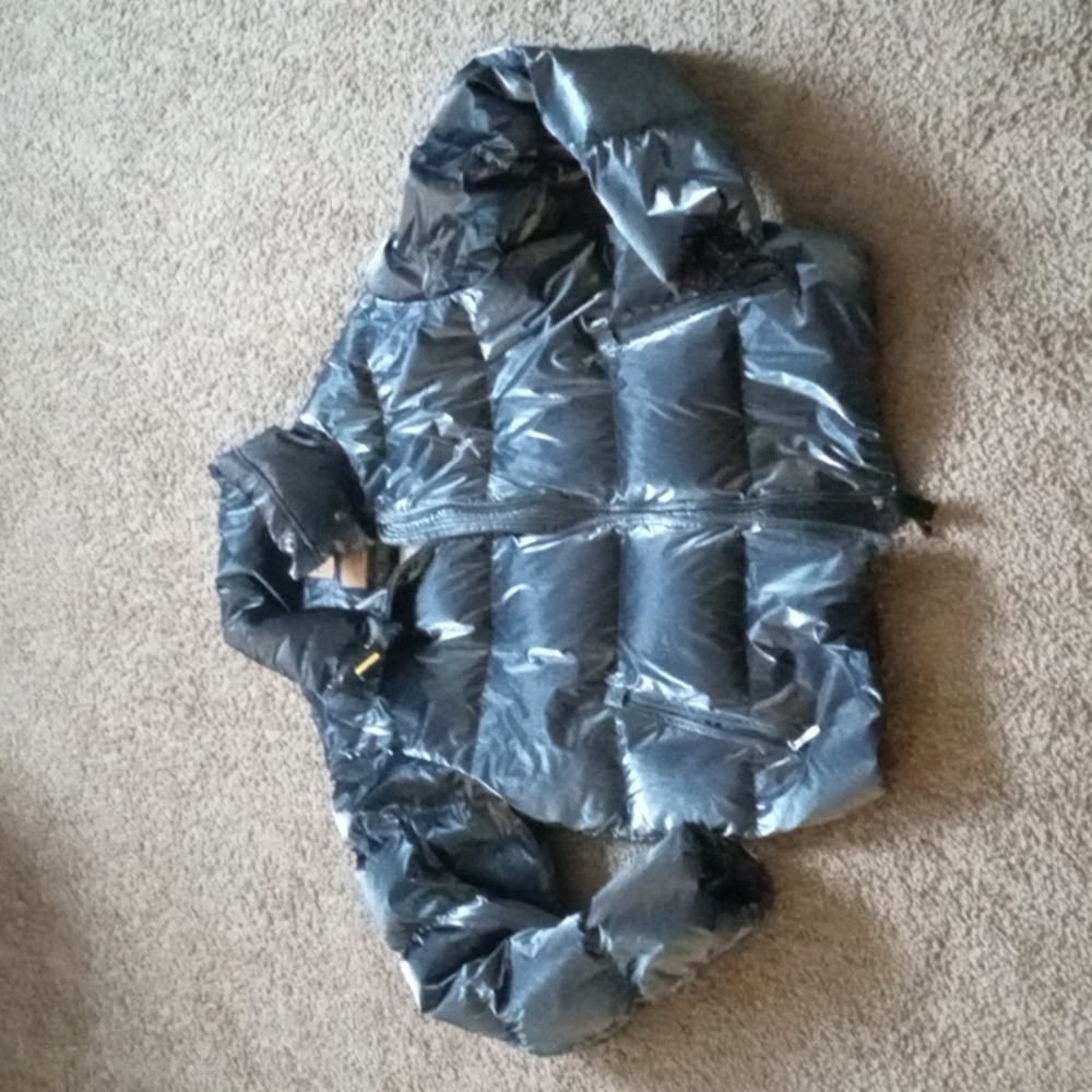 Metallic Ice Parajumper Puffer Coat